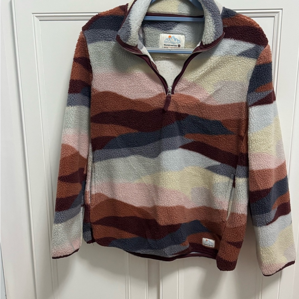 Cozy Multicolor Zip-Up Fleece